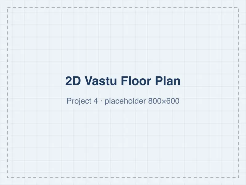 Approved 2D Vastu floor plan — South-Facing Compact Home, Jaipur, Rajasthan